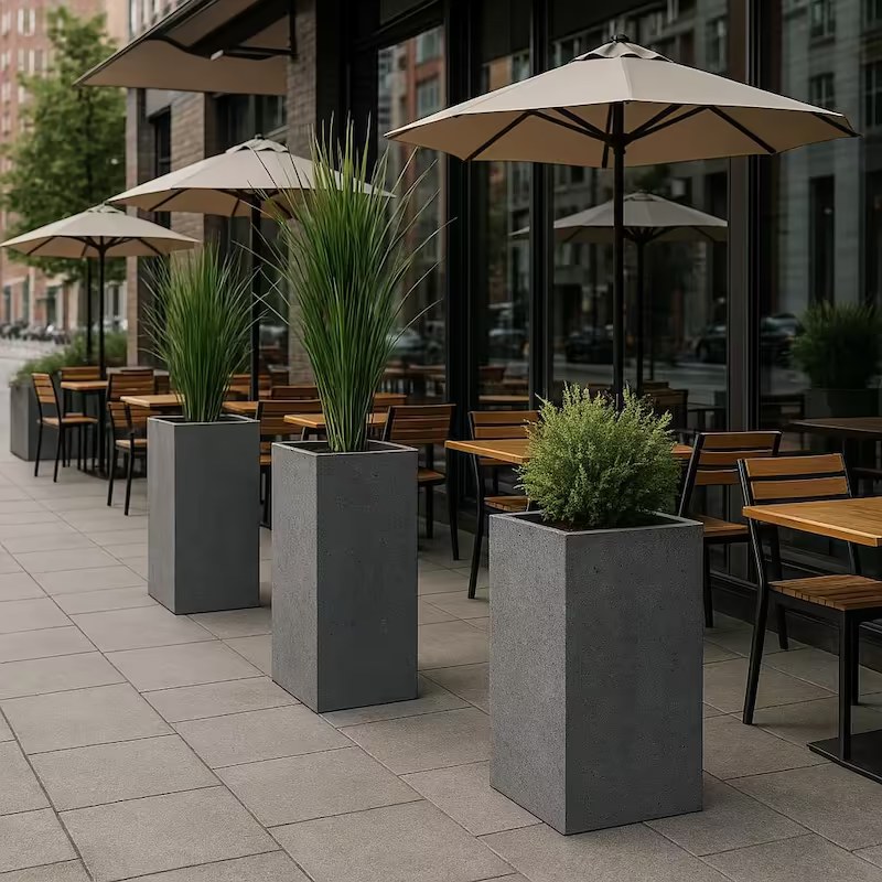 Planter "Hills" 400*400*800mm